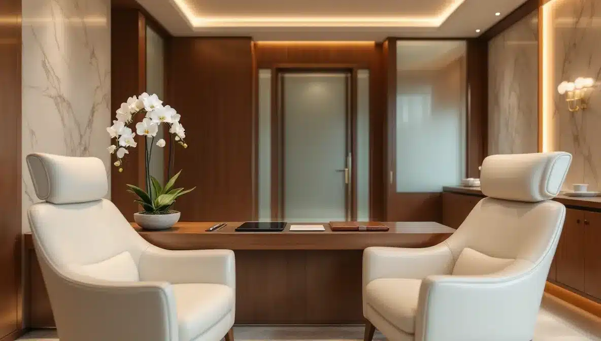Private consultation setting at Troell Cosmetic Surgery