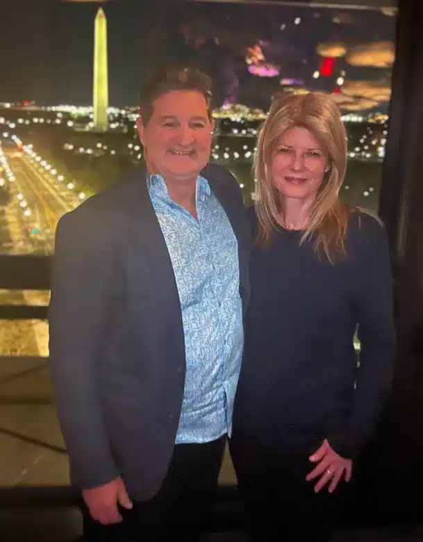 Dr. Robert Troell and Fawn Hall in Washington, D.C.